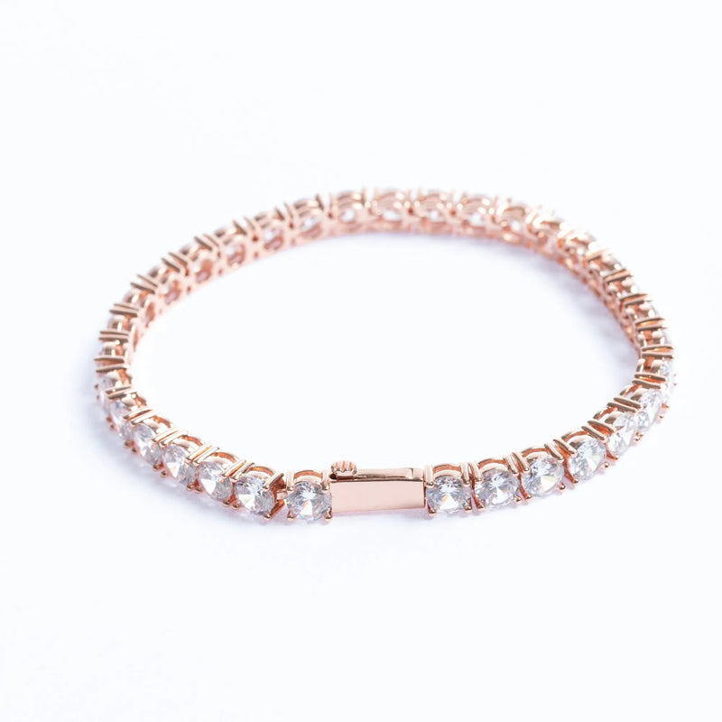 5mm Tennis Bracelet - Rose Gold