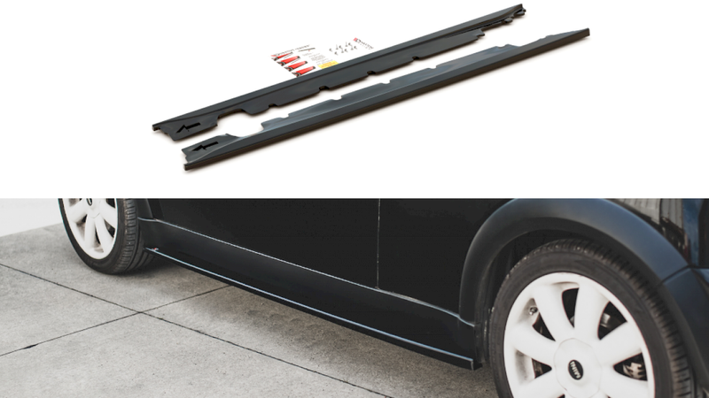 Maxton Design - SIDE SKIRTS SPLITTERS MINI COOPER/ ONE R50 (2001-2006)