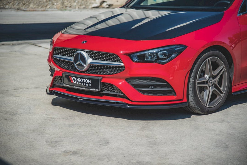 Maxton Design - FRONT SPLITTER V.1 MERCEDES-BENZ CLA AMG-LINE C118 (2019-)