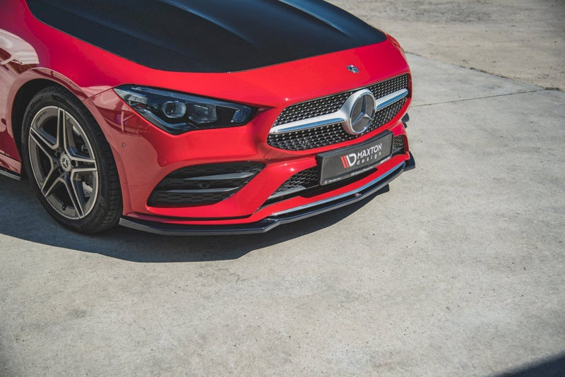 Maxton Design - FRONT SPLITTER V.1 MERCEDES-BENZ CLA AMG-LINE C118 (2019-)
