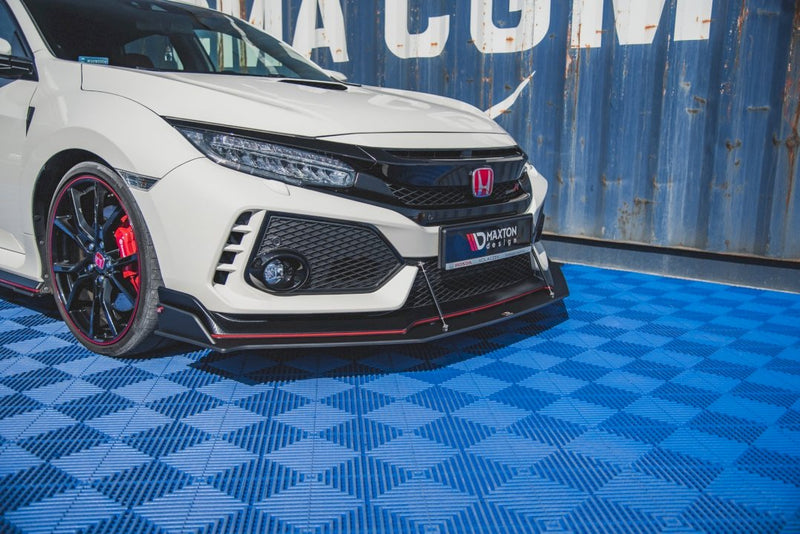 Maxton Design - Street PRO Front Splitter Honda Civic Type-R Mk10 / Mk10 Facelift
