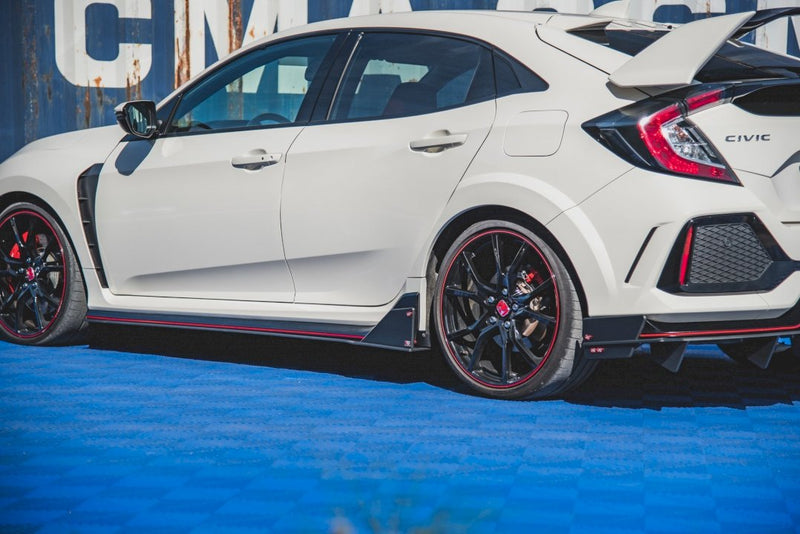 Maxton Design - STREET PRO SIDE SKIRTS DIFFUSERS HONDA CIVIC X TYPE-R (2017 - UP)