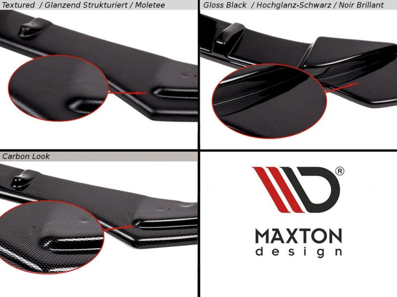 Maxton Design - REAR SIDE SPLITTERS V.2 + FLAPS VOLKSWAGEN GOLF GTI / GTE MK8