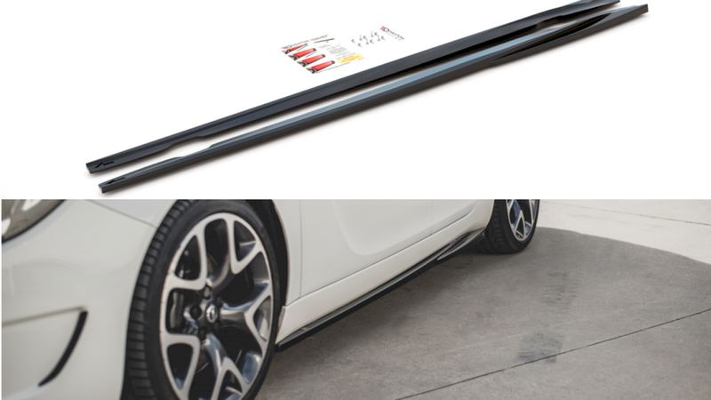 Maxton Design - SIDE SKIRTS DIFFUSERS OPEL/VAUXHALL INSIGNIA MK1 VXR/OPC FACELIFT (2013-2017)