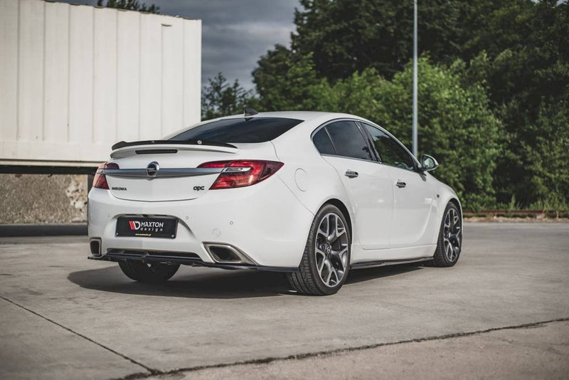 Maxton Design - CENTRAL REAR SPLITTER (W/ VERTICAL BARS) OPEL/VAUXHALL INSIGNIA MK1 VXR/OPC FACELIFT (2013-2017)
