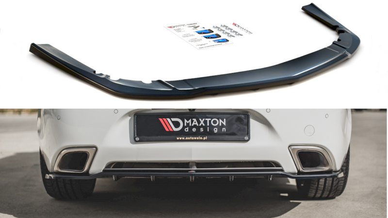 Maxton Design - CENTRAL REAR SPLITTER (W/ VERTICAL BARS) OPEL/VAUXHALL INSIGNIA MK1 VXR/OPC FACELIFT (2013-2017)