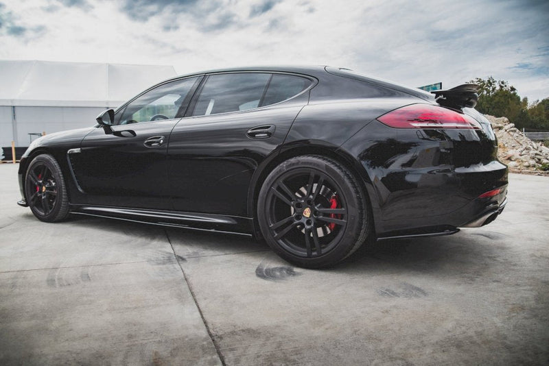 Maxton Design - REAR SIDE SPLITTERS PORSCHE PANAMERA TURBO 970 FACELIFT (2013-2016)