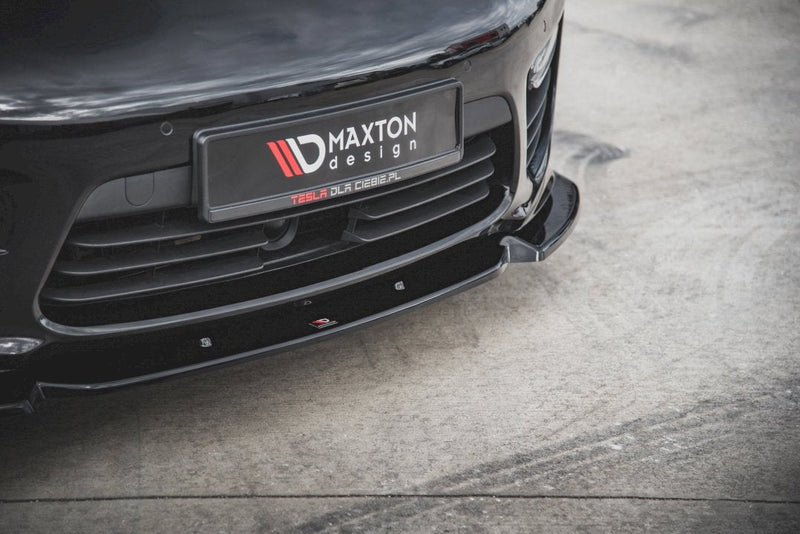 Maxton Design - FRONT SPLITTER V1 PORSCHE PANAMERA TURBO 970 FACELIFT (2013-2016)