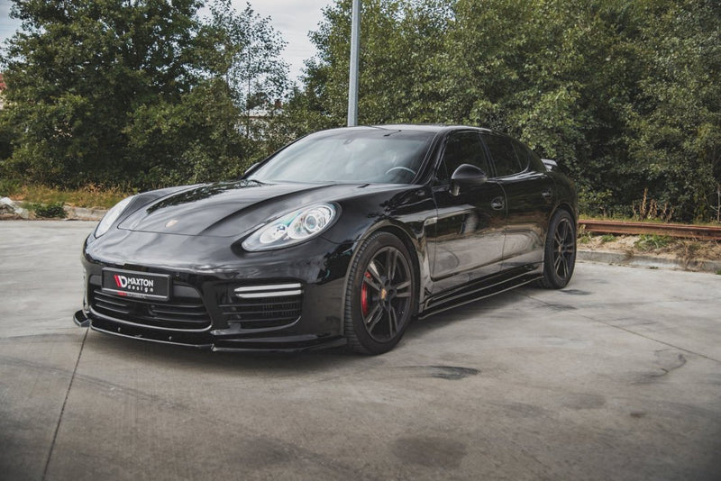 Maxton Design - FRONT SPLITTER V1 PORSCHE PANAMERA TURBO 970 FACELIFT (2013-2016)