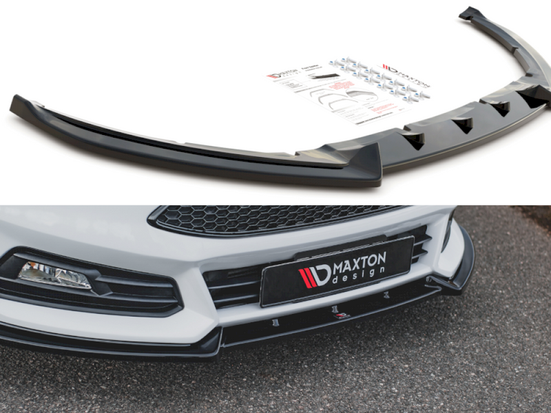 Maxton Design - FRONT SPLITTER V4 FORD FOCUS ST MK3 FACELIFT (2015-2018)