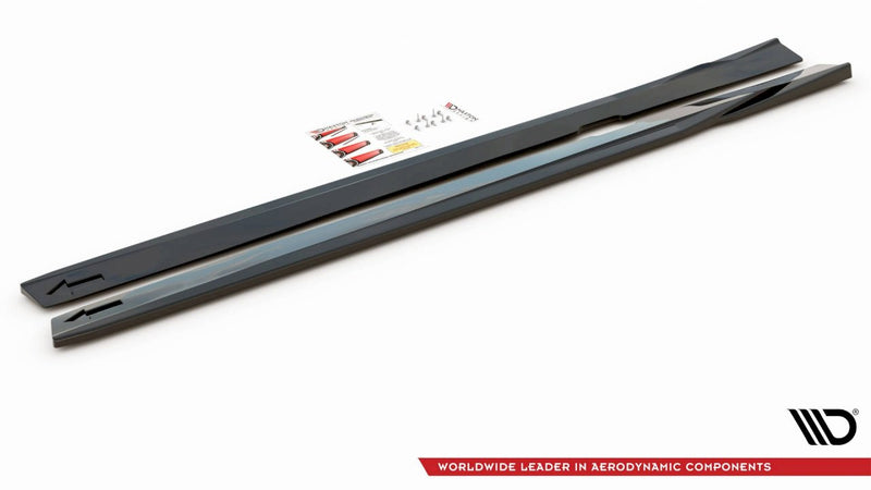 Maxton Design - SIDE SKIRTS DIFFUSERS V.1 VOLVO S60/V60 R-DESIGN MK3 (2018-)