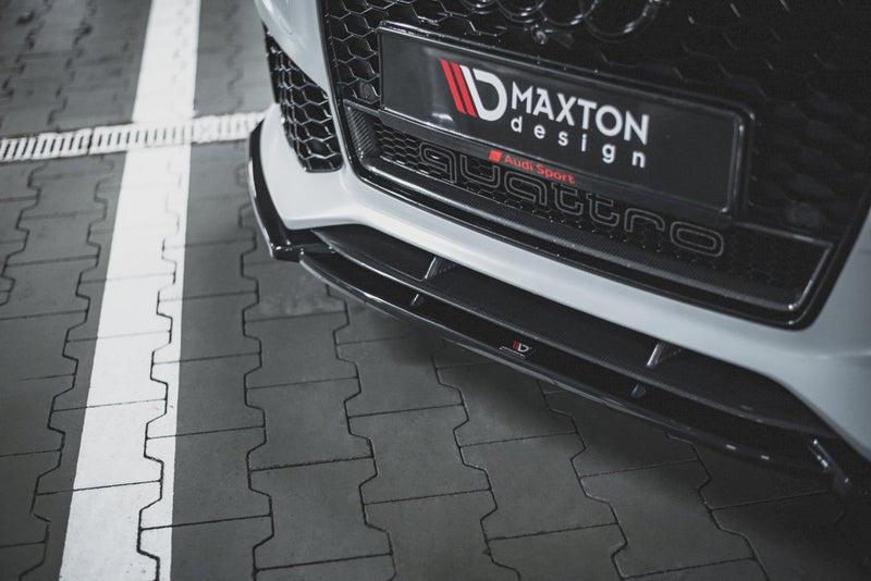Maxton Design - FRONT SPLITTER V4 AUDI RS6 C7 (2013-2017)