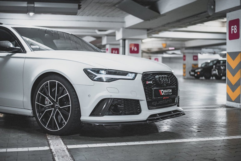 Maxton Design - FRONT SPLITTER V4 AUDI RS6 C7 (2013-2017)
