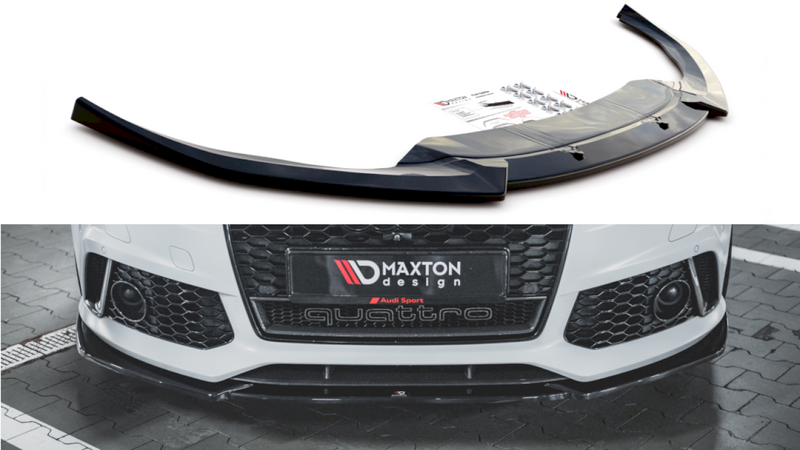 Maxton Design - FRONT SPLITTER V4 AUDI RS6 C7 (2013-2017)