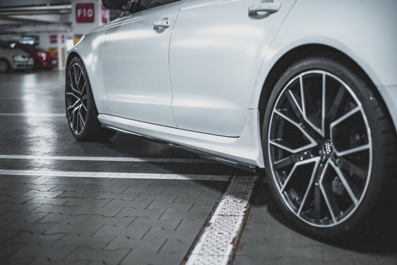 Maxton Design - SIDE SKIRTS DIFFUSERS V2 AUDI RS6 C7 (2013-2017)