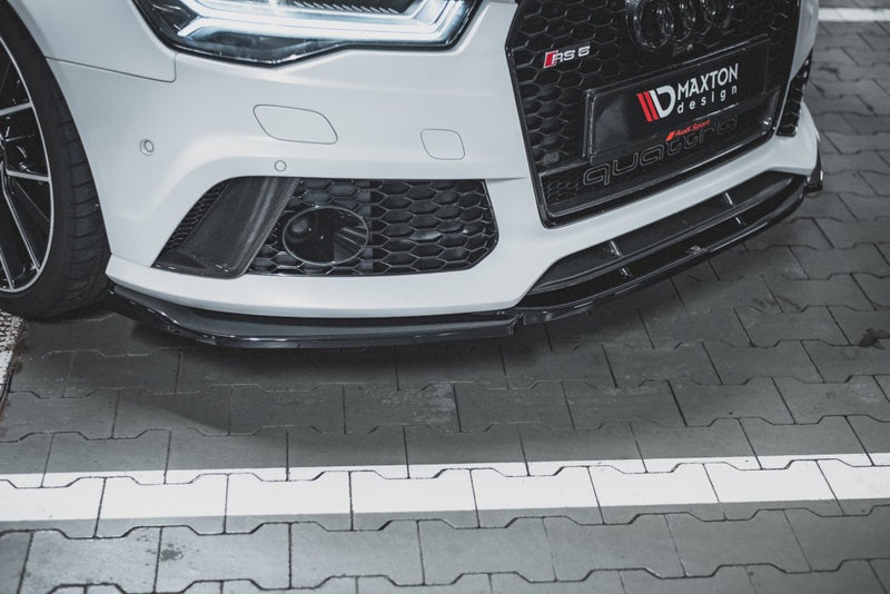 Maxton Design - FRONT SPLITTER V3 AUDI RS6 C7 (2013-2017)