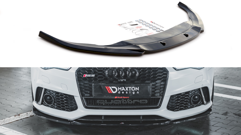 Maxton Design - FRONT SPLITTER V3 AUDI RS6 C7 (2013-2017)