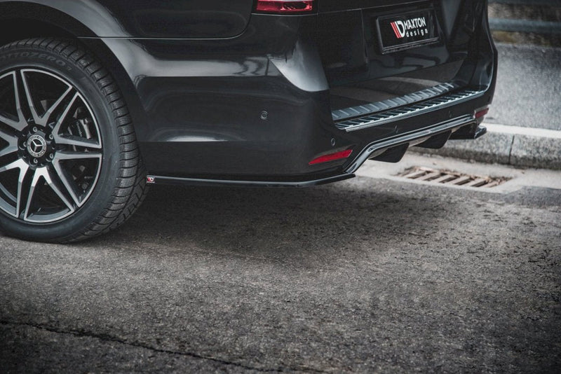 Maxton Design - REAR SIDE SPLITTERS V2 MERCEDES-BENZ V-CLASS AMG-LINE W447 FACELIFT (2019-2021)