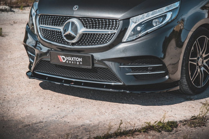 Maxton Design - FRONT SPLITTER V2 MERCEDES-BENZ V-CLASS AMG-LINE W447