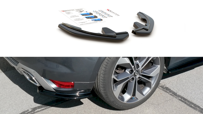 Maxton Design - REAR SIDE SPLITTERS RENAULT MEGANE MK4 GT-LINE (2016-)
