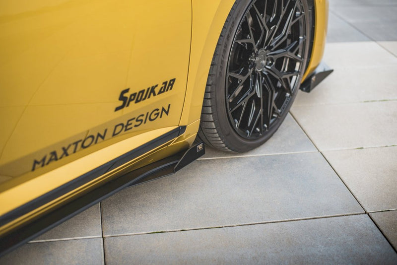 Maxton Design - Street PRO Side Skirt Diffusers + Flaps Volkswagen Arteon R-Line Sedan / Shooting Brake Mk1