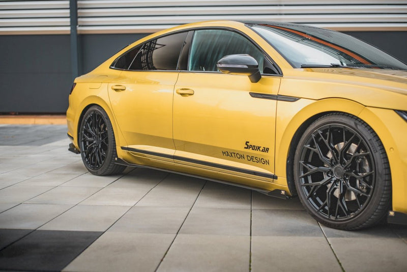 Maxton Design - Street PRO Side Skirt Diffusers + Flaps Volkswagen Arteon R-Line Sedan / Shooting Brake Mk1