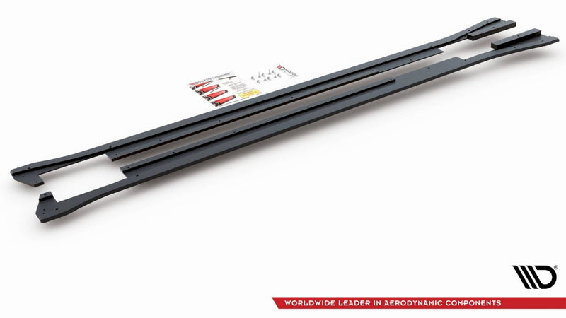 Maxton Design - Street PRO Side Skirt Diffusers Volkswagen Arteon R-Line Sedan / Shooting Brake Mk1