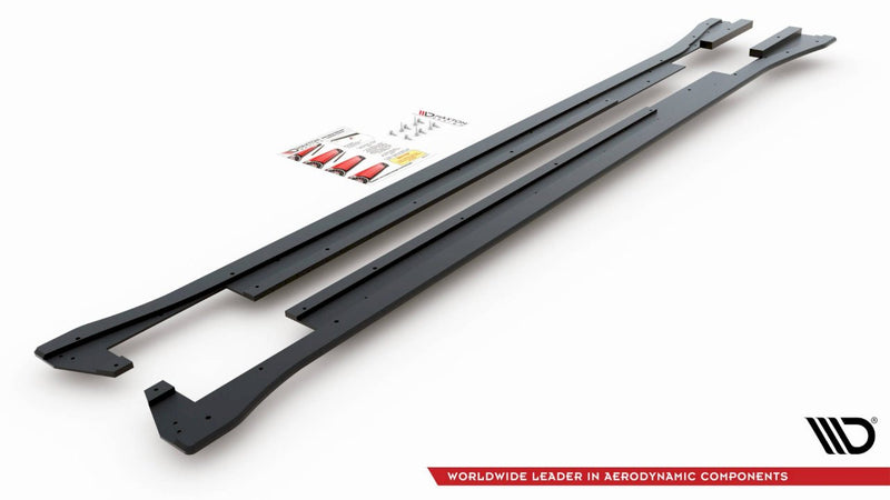 Maxton Design - Street PRO Side Skirt Diffusers Volkswagen Arteon R-Line Sedan / Shooting Brake Mk1