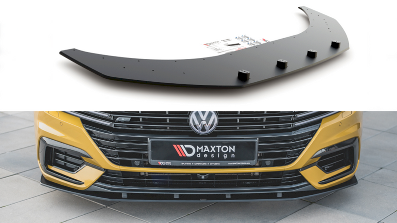 Maxton Design - Street PRO Front Splitter Volkswagen Arteon R-Line Sedan / Shooting Brake Mk1