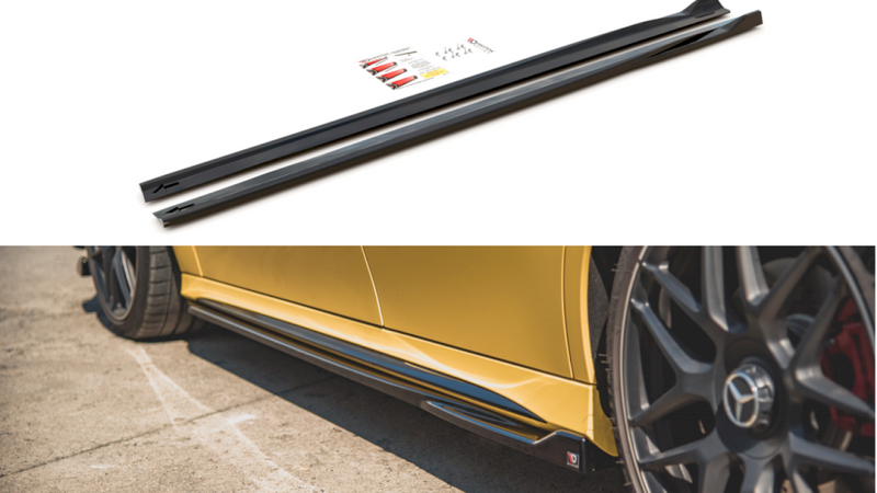 Maxton Design - SIDE SKIRTS DIFFUSERS MERCEDES-AMG A45 S W177 (2019-)