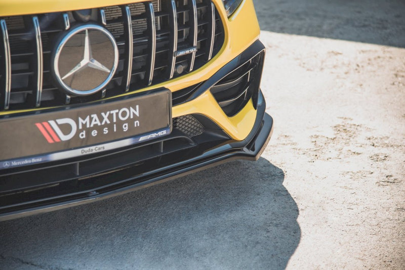 Maxton Design - FRONT SPLITTER V.1 MERCEDES AMG A 45 S AERO PACK W177