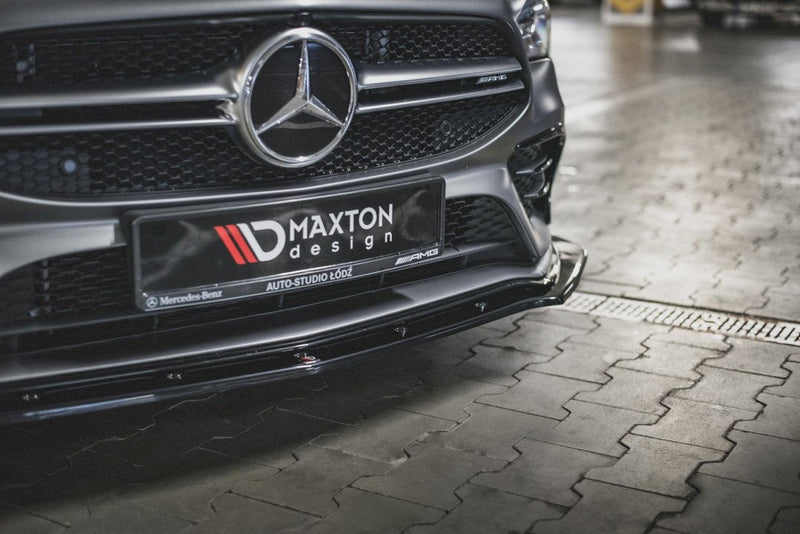 Maxton Design - FRONT SPLITTER V2 MERCEDES-AMG CLA 35 AERO C118 (2019-)