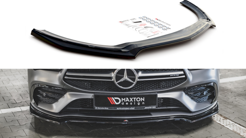 Maxton Design - FRONT SPLITTER V1 MERCEDES-AMG CLA 35 AERO C118 (2019-2023)
