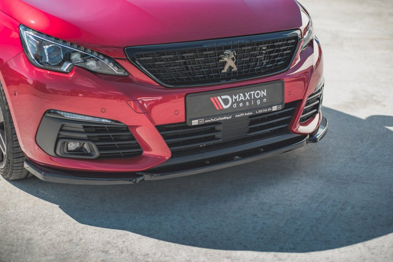 Maxton Design - FRONT SPLITTER V2 PEUGEOT 308 GT MK2 FACELIFT (2017-)