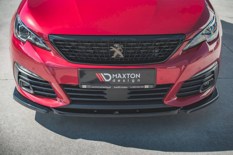 Maxton Design - FRONT SPLITTER V2 PEUGEOT 308 GT MK2 FACELIFT (2017-)