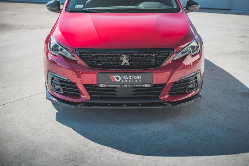 Maxton Design - FRONT SPLITTER V1 PEUGEOT 308 GT MK2 FACELIFT (2017-)