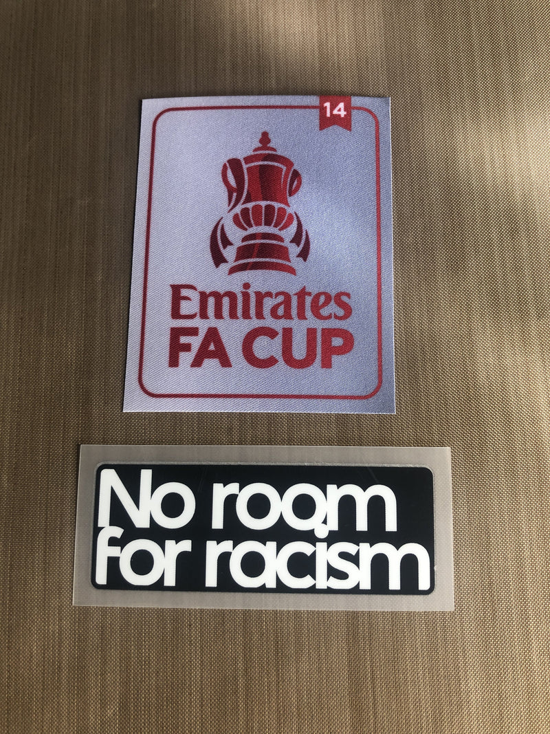 Arsenal 2020/21 FA Cup Player Size 14 Times Winner and Holder Sleeve Badge