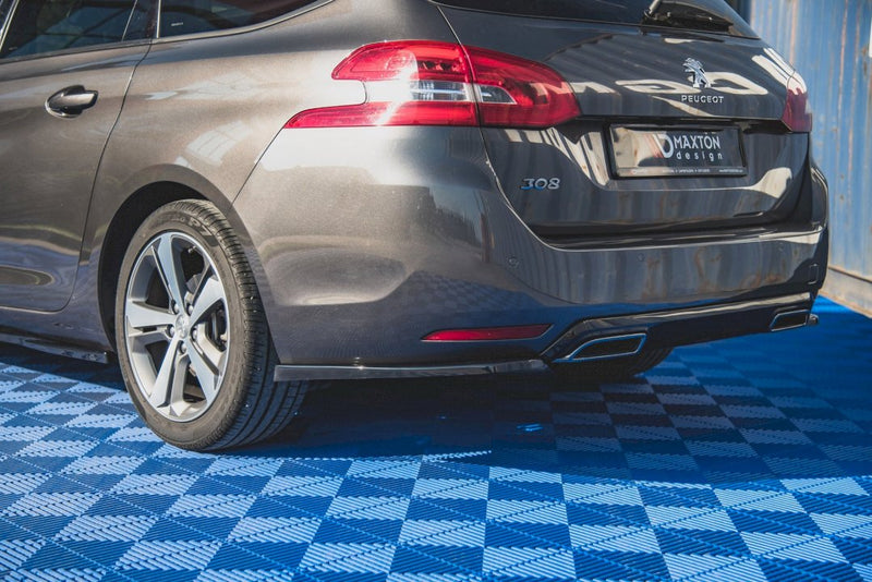Maxton Design - REAR SIDE SPLITTERS PEUGEOT 308 SW MK2 FACELIFT (2017-2021)