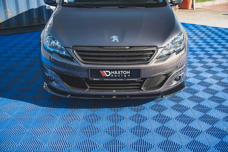 Maxton Design - FRONT SPLITTER V2 PEUGEOT 308 MK2 FACELIFT (2017-2021)