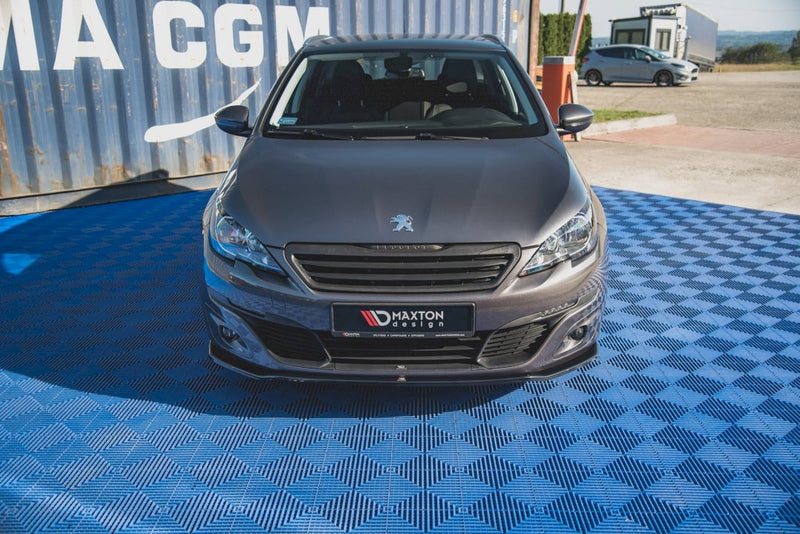 Maxton Design - FRONT SPLITTER V1 PEUGEOT 308 MK2 FACELIFT (2017-2021)