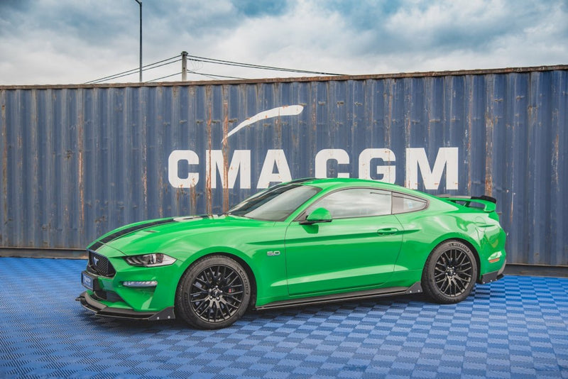 Maxton Design - SIDE SKIRTS DIFFUSERS + FLAPS FORD MUSTANG GT MK6 FACELIFT (2017-)