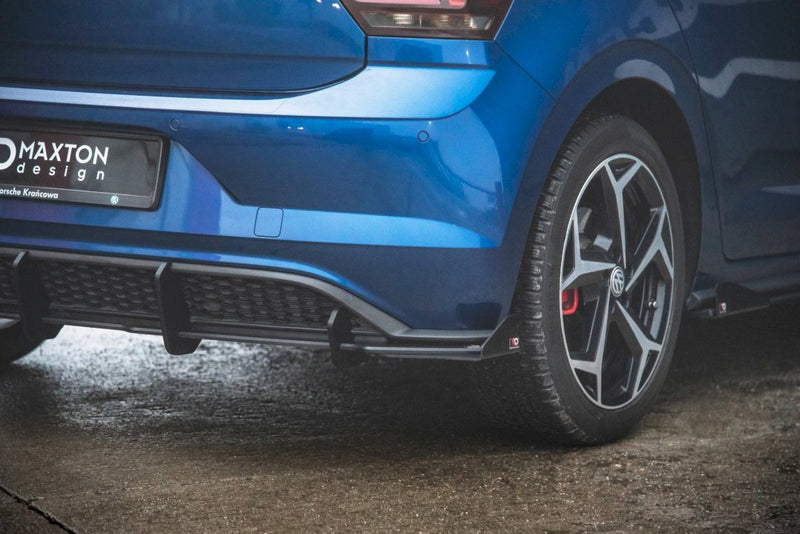 Maxton Design - STREET PRO REAR VALANCE (+FLAPS) VW POLO GTI MK6 (2017-2021)