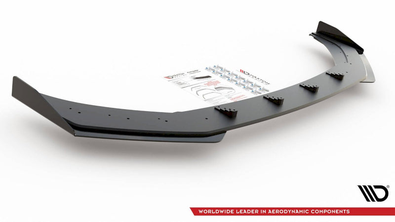 Maxton Design - STREET PRO FRONT SPLITTER (+FLAPS) VW POLO GTI MK6 (2017-2021)