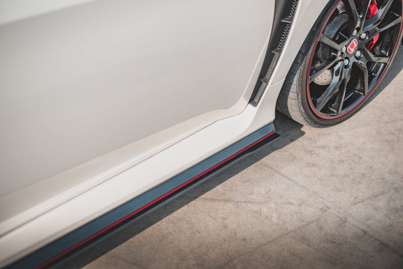 Maxton Design - STREET PRO SIDE SKIRTS DIFFUSERS V2 HONDA CIVIC X TYPE-R (2017-)