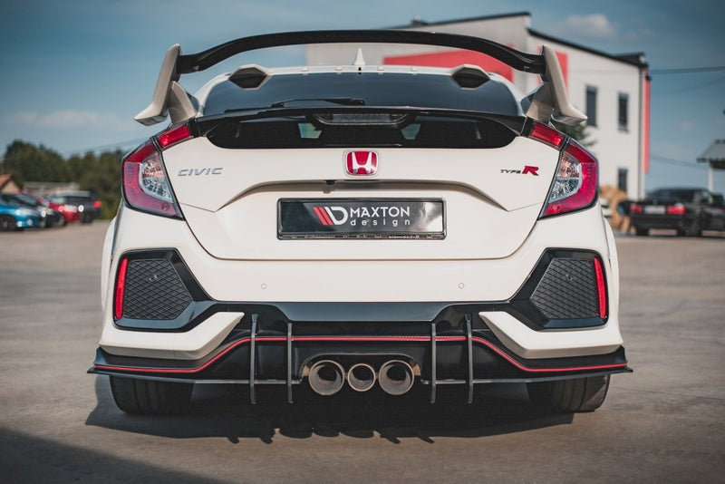 Maxton Design - STREET PRO REAR VALANCE V2 HONDA CIVIC X TYPE R