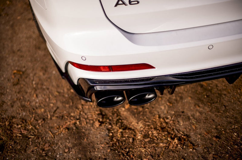 Maxton Design - REAR VALANCE + EXHAUST ENDS IMITATION AUDI S6 / A6 S-LINE C8