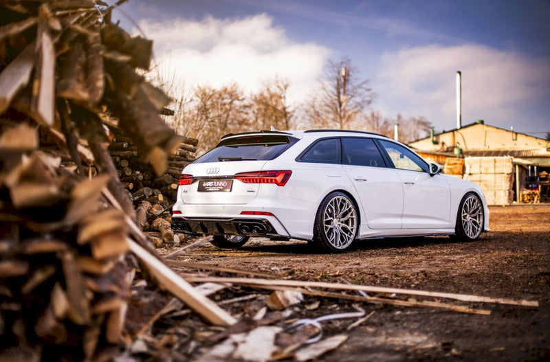Maxton Design - REAR VALANCE + EXHAUST ENDS IMITATION AUDI S6 / A6 S-LINE C8