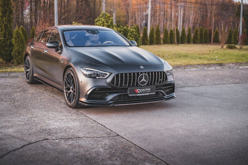 Maxton Design - FRONT SPLITTER V2 MERCEDES AMG GT 53 4-DOOR COUPE (2018-)