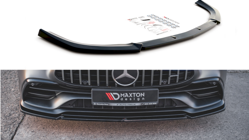 Maxton Design - FRONT SPLITTER V2 MERCEDES AMG GT 53 4-DOOR COUPE (2018-)