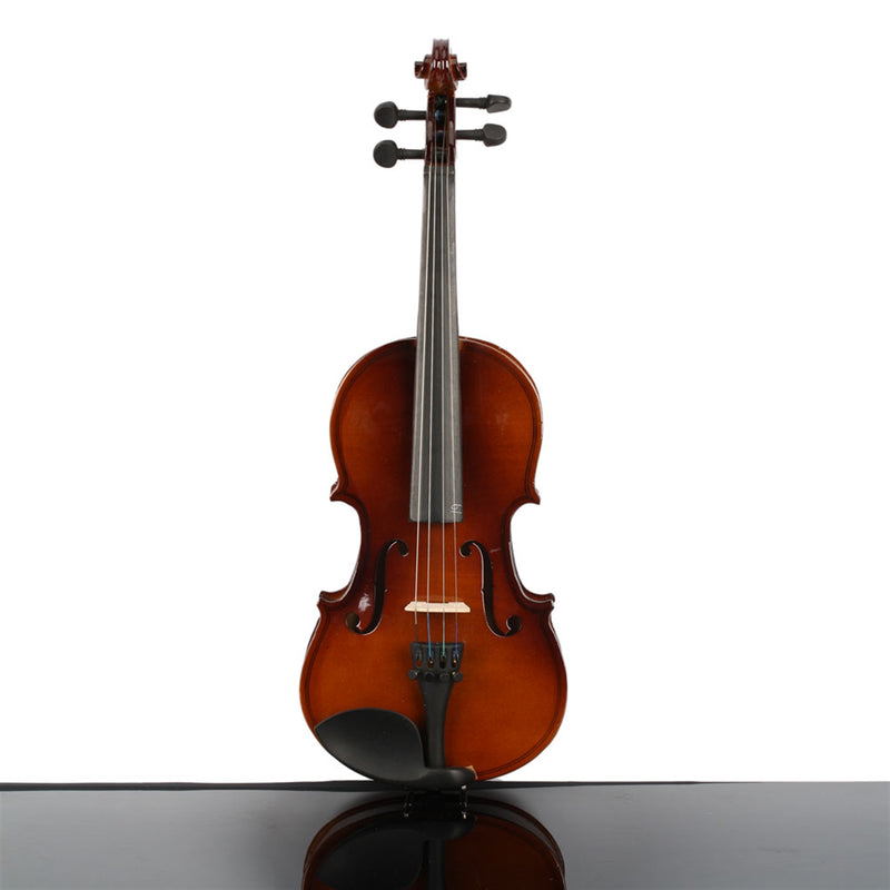 New 1/4 Acoustic Violin Case Bow Rosin Natural